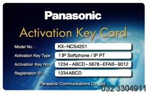 Activation key IP softphone IP-PT KX-NCS4201