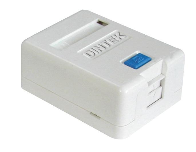 Ổ mạng nổi 1 port Dintek - Surface mount box