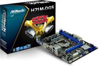 MAIN ASRock H71M-DGS (LAN 1000, DVI, PCIe 3.0)