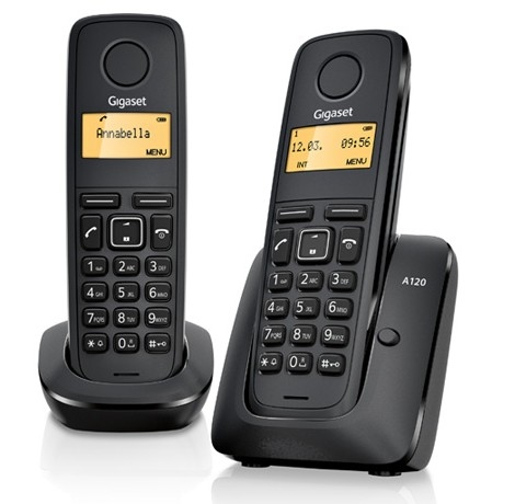 Điện thoại không dây kỹ thuật số Gigaset A120 Duo